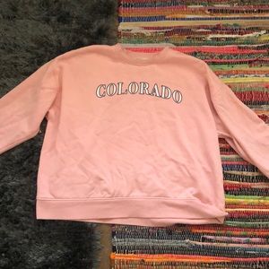 Pink Colorado sweatshirt size extra large